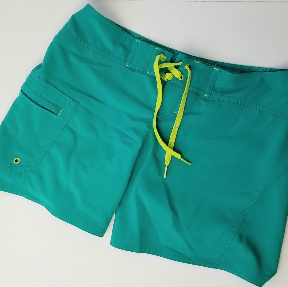 Athleta Womens Turquoise Womens Shorts